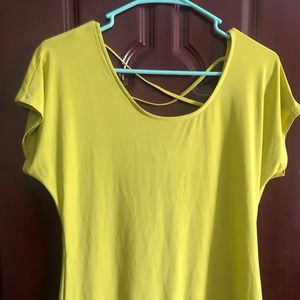 NWT Chartreuse Limited Blouse